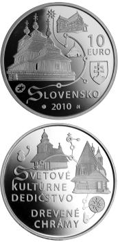 Unesco wereldcultuurerfgoed 10 euro Slowakije 2010 BU